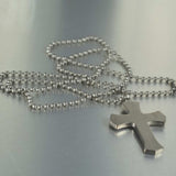 Military Issue Stainless Steel Warrior Cross - SGT GRIT