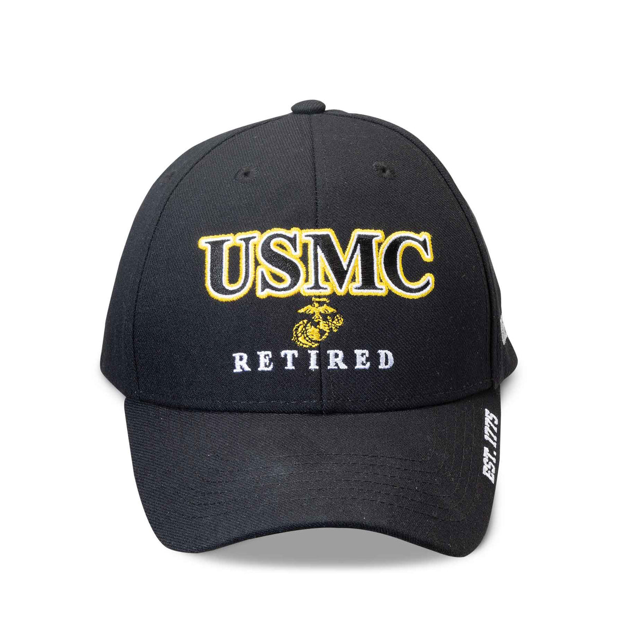 USMC Retired Hat- Personalized- Black - SGT GRIT