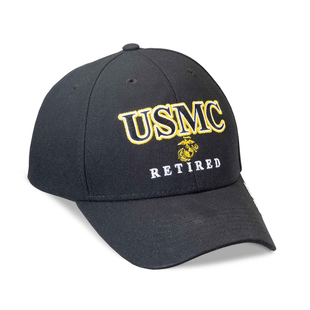 USMC Retired Hat- Personalized- Black - SGT GRIT