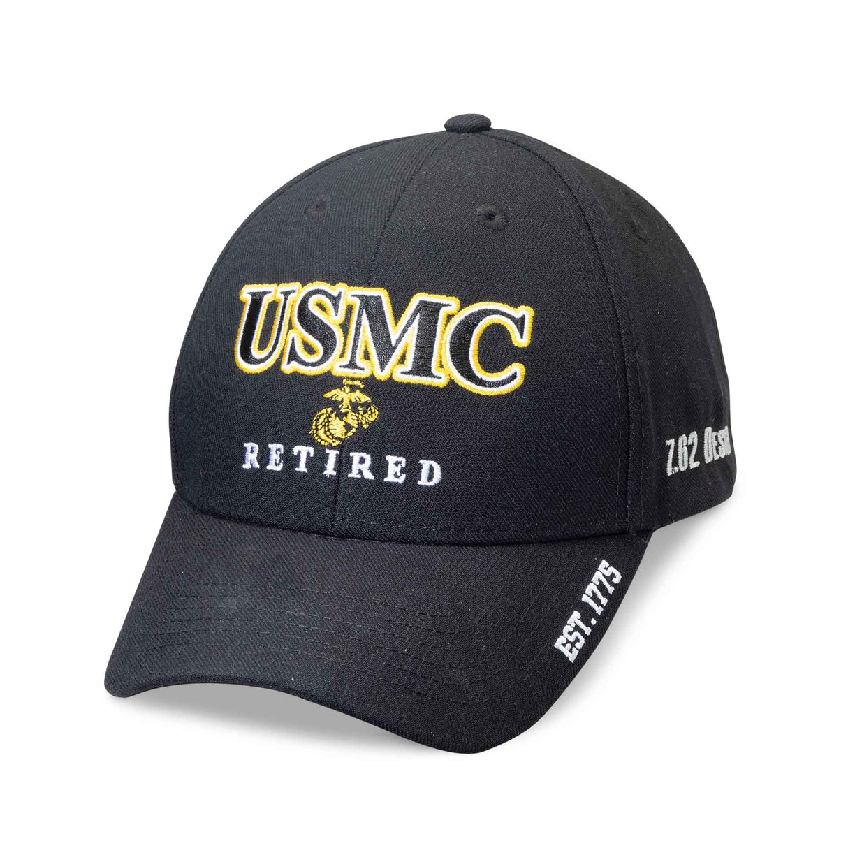 USMC Retired Hat- Personalized- Black - SGT GRIT