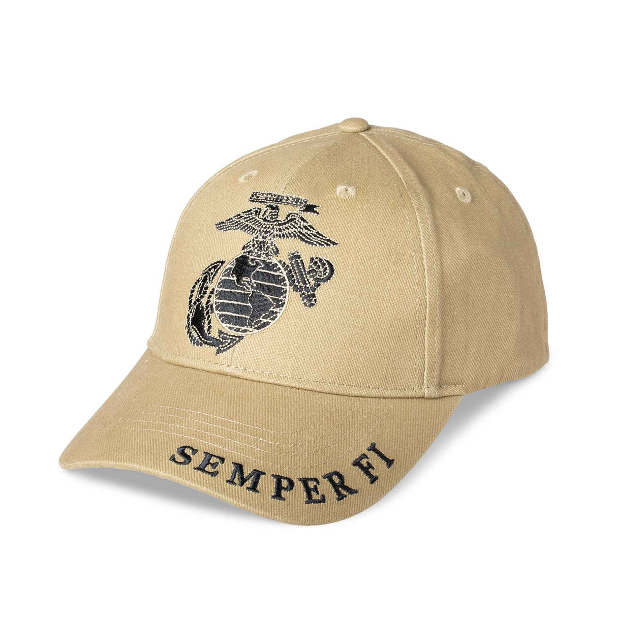 Eagle, Globe, and Anchor Semper Fi Hat- Tan - SGT GRIT