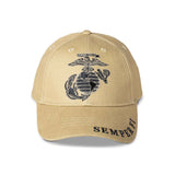 Eagle, Globe, and Anchor Semper Fi Hat- Tan - SGT GRIT