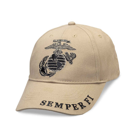 Eagle, Globe, and Anchor Semper Fi Hat- Tan - SGT GRIT