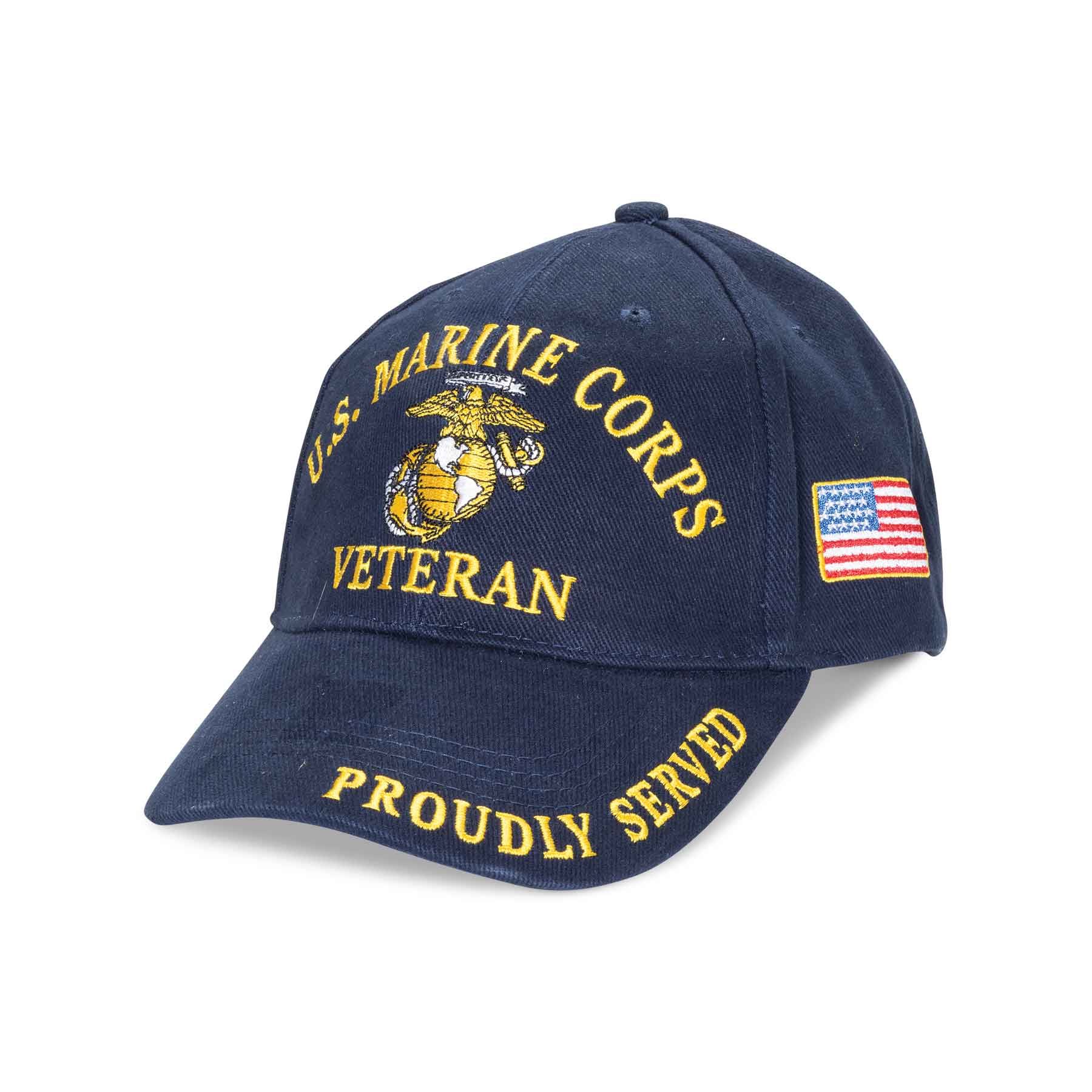 U.S. Marine Veteran Proudly Served Hat Navy SGT GRIT