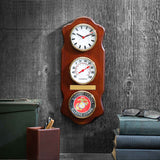 USMC Clock With Temperature Gauge - SGT GRIT