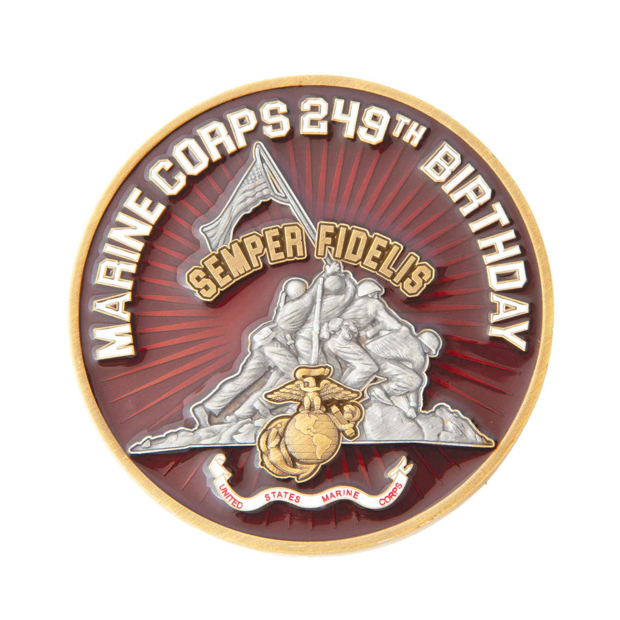 USMC 249th Birthday Challenge Coin - SGT GRIT