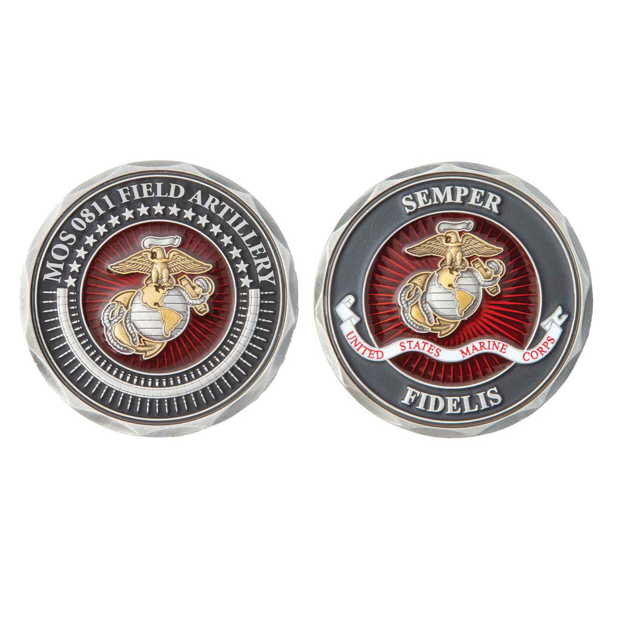 USMC Field Artillery Challenge Coin - SGT GRIT