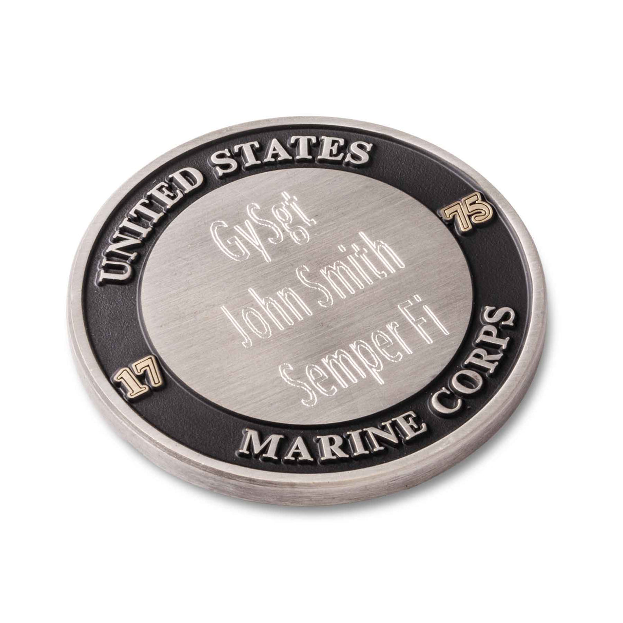 USMC Flag Customizable Coin - SGT GRIT