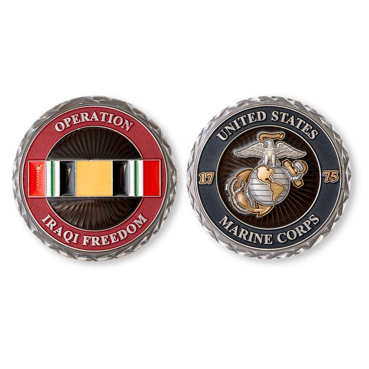 USMC Iraq Conflict Challenge Coin - SGT GRIT