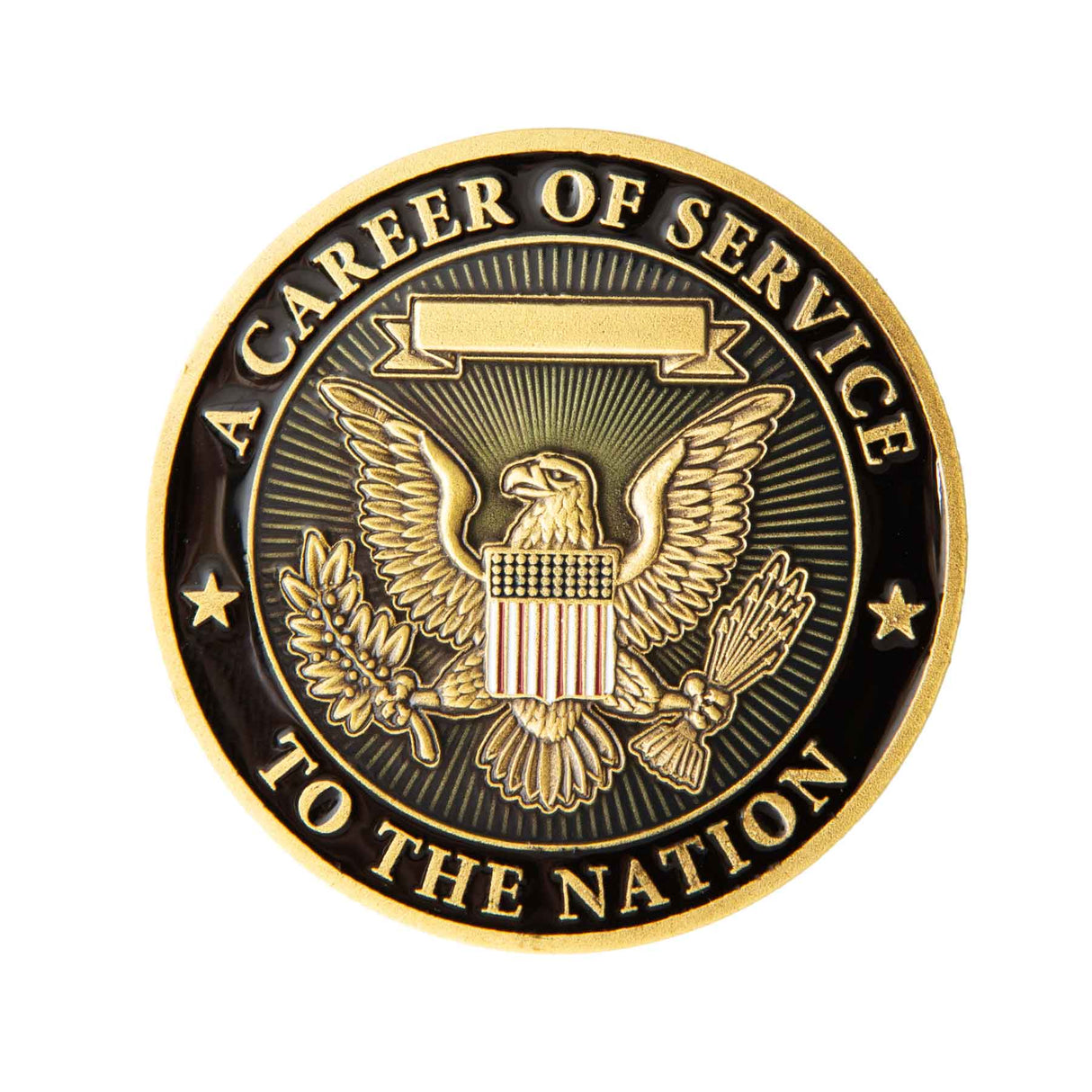 USMC A Career of Service To The Nation Challenge Coin - SGT GRIT