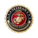 USMC Veteran USA Flag Challenge Coin - SGT GRIT