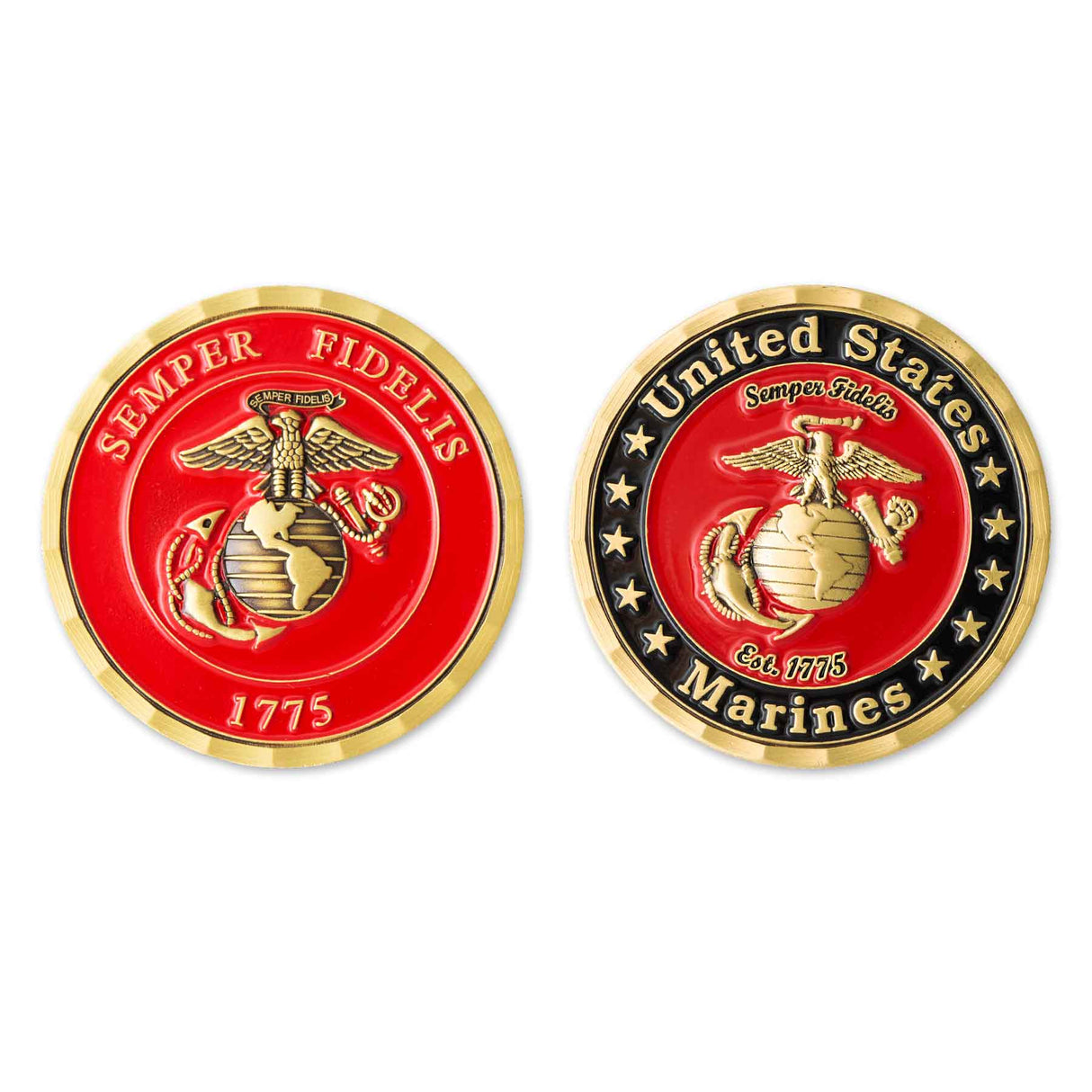 Eagle, Globe, and Anchor Challenge Coin - SGT GRIT