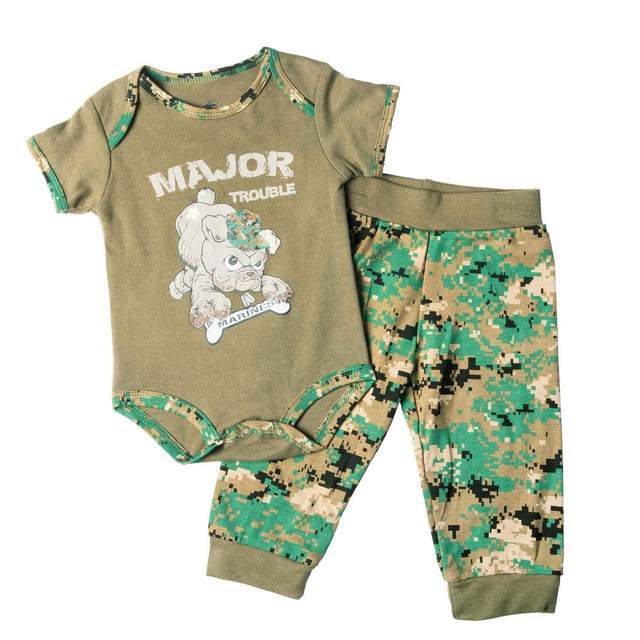 Marines Bulldog Major Trouble 2 Piece Jogger Set - SGT GRIT