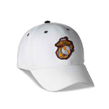 USMC Veteran Choose Your Rank Hat - White - SGT GRIT