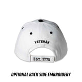 USMC Veteran Choose Your Rank Hat - White - SGT GRIT