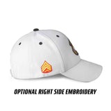 USMC Veteran Choose Your Rank Hat - White - SGT GRIT