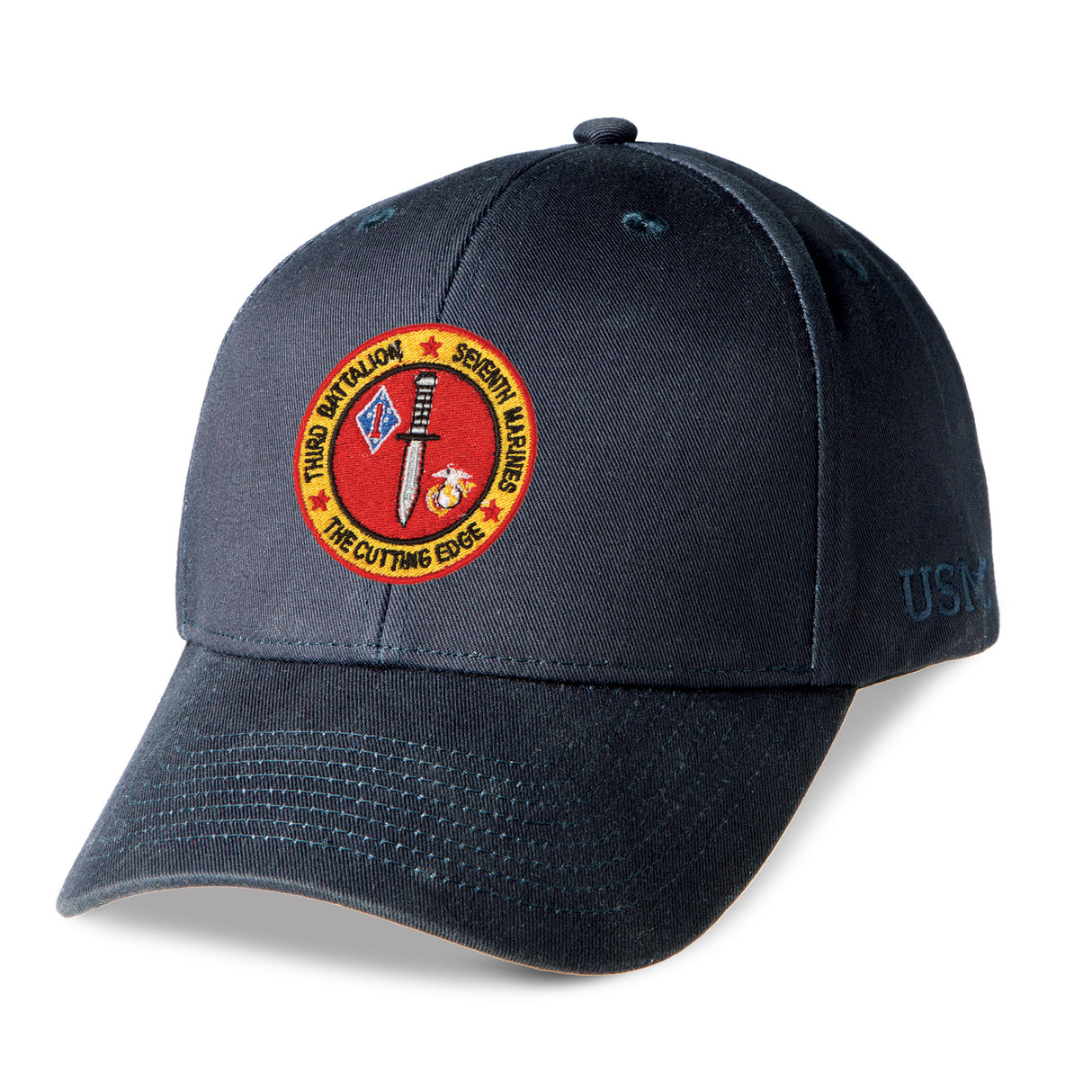 3rd Battalion 7th Marines Embroidered Cover - SGT GRIT