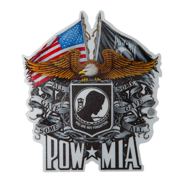 Double Flag Eagle POW Decal - SGT GRIT