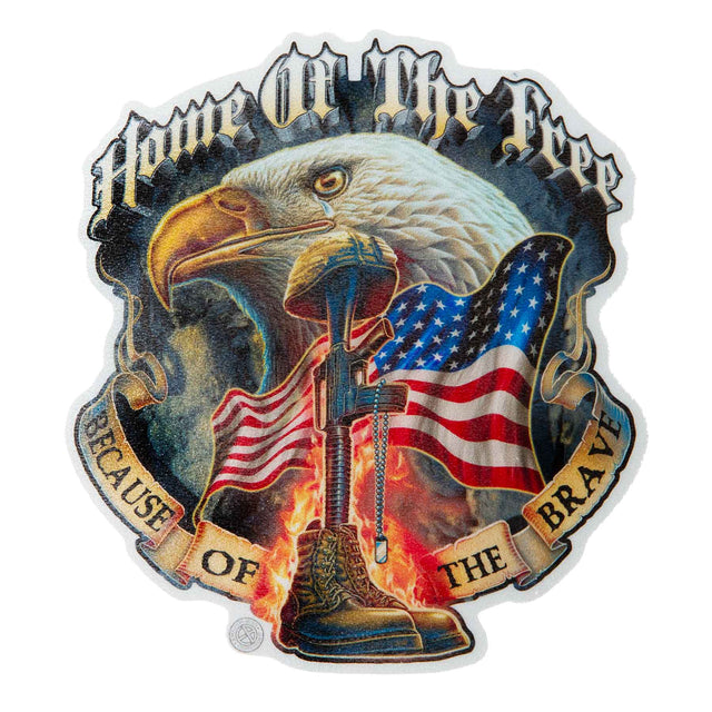 Home Of The Free Because Of The Brave Decal - SGT GRIT