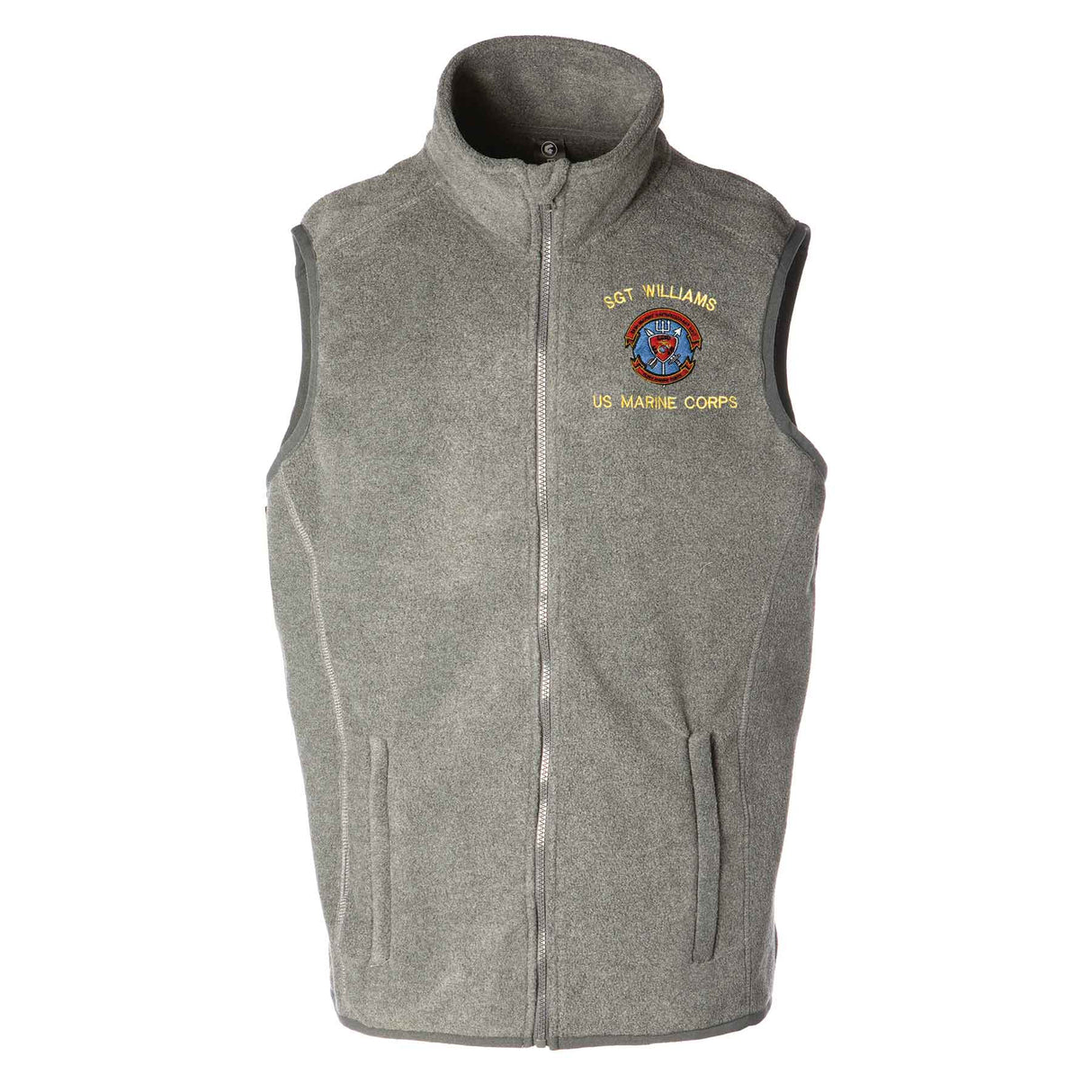 24th MEU Fleet Marine Force Embroidered Fleece Vest - SGT GRIT