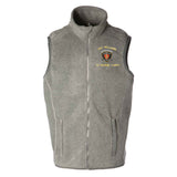 1st Battalion 3rd Marines Embroidered Fleece Vest - SGT GRIT