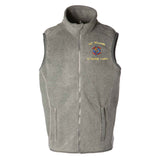 1st Battalion 4th Marines Embroidered Fleece Vest - SGT GRIT