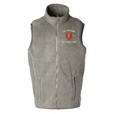 1st Battalion 5th Marines Embroidered Fleece Vest - SGT GRIT