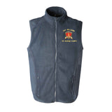 2nd Battalion 3rd Marines Embroidered Fleece Vest - SGT GRIT