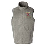 2nd Battalion 4th Marines Embroidered Fleece Vest - SGT GRIT