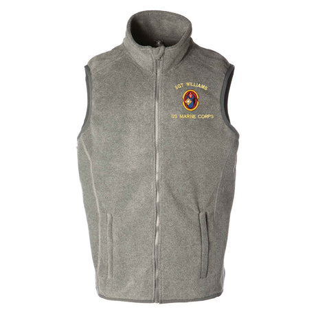 2nd Battalion 6th Marines Embroidered Fleece Vest - SGT GRIT