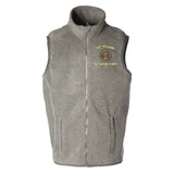 1st LAR Battalion Embroidered Fleece Vest - SGT GRIT