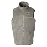 2D Anglico FMF Embroidered Fleece Vest - SGT GRIT