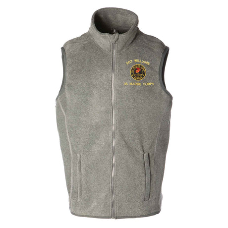 Marine Corps Aviation Embroidered Fleece Vest - SGT GRIT