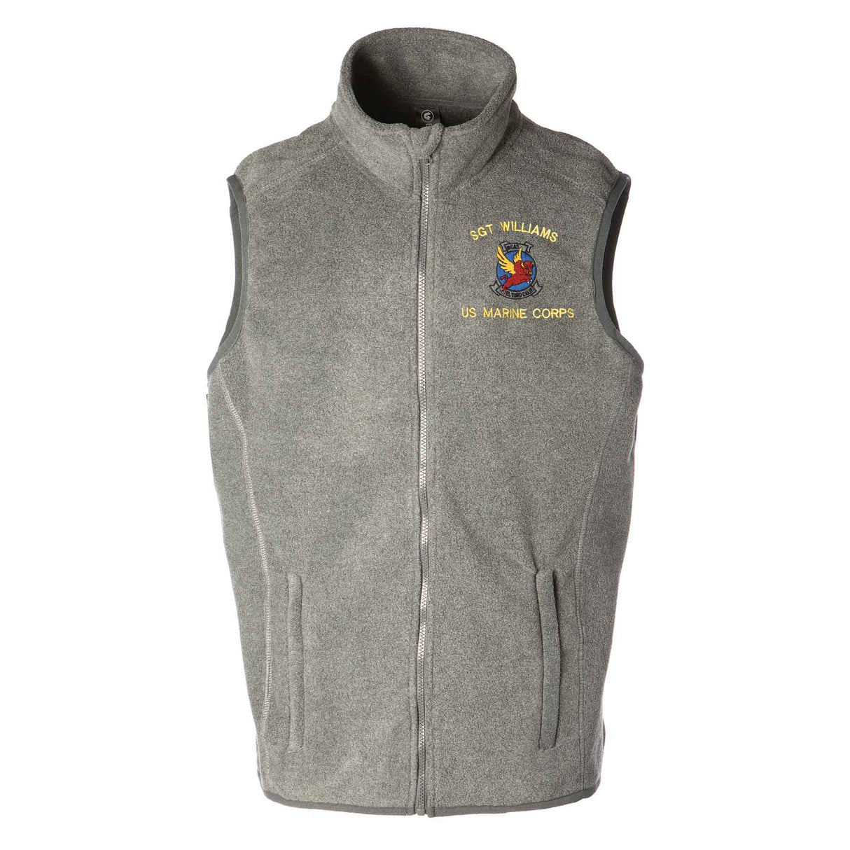 MCAS El Toro Embroidered Fleece Vest - SGT GRIT