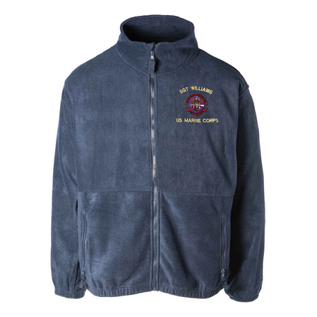 11TH MEU Pride Of The Pacific Embroidered Fleece Full Zip - SGT GRIT
