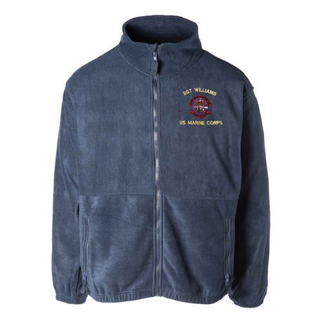 11th MEU Pride Of The Pacific Embroidered Fleece Full Zip - SGT GRIT