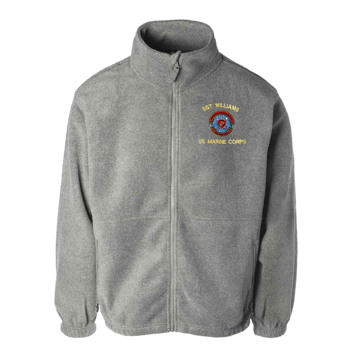 24th MEU Fleet Marine Force Embroidered Fleece Full Zip - SGT GRIT