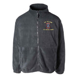 2nd Battalion 1st Marines Embroidered Fleece Full Zip - SGT GRIT