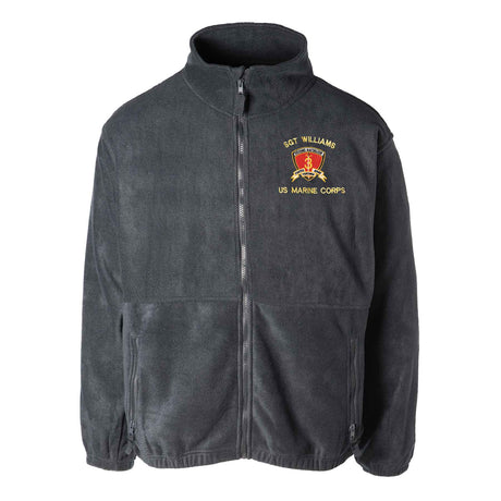 2nd Battalion 3rd Marines Embroidered Fleece Full Zip - SGT GRIT