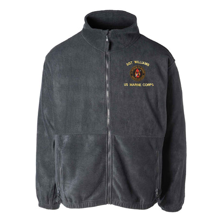 2nd Battalion 8th Marines Embroidered Fleece Full Zip - SGT GRIT