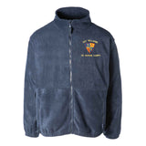 3rd Battalion 5th Marines Embroidered Fleece Full Zip - SGT GRIT