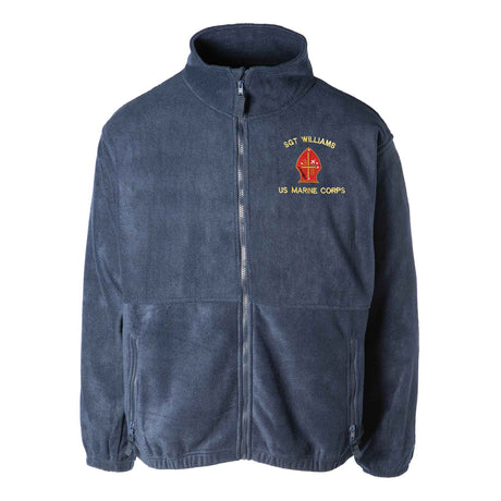 3rd Battalion 8th Marines Embroidered Fleece Full Zip - SGT GRIT