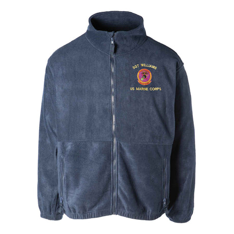 3rd Battalion 9th Marines Embroidered Fleece Full Zip - SGT GRIT
