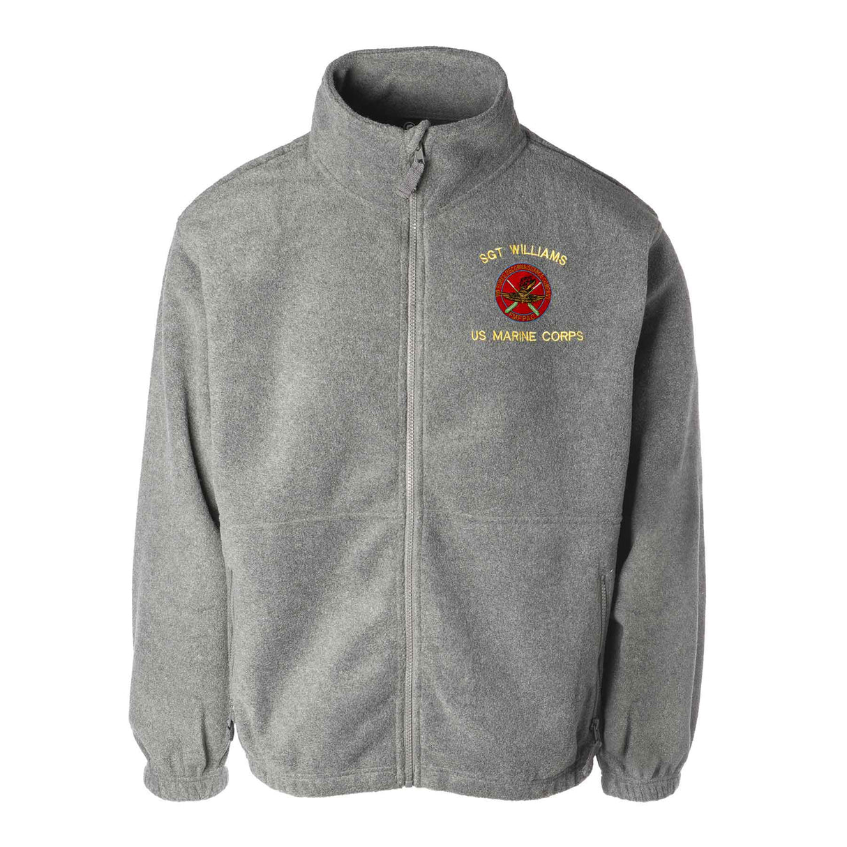 1st Force Recon FMF PAC Embroidered Fleece Full Zip - SGT GRIT