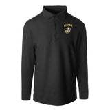 Marine Corps MOS Embroidered Long Sleeve Golf Shirt - SGT GRIT