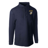 Marine Corps MOS Embroidered Long Sleeve Golf Shirt - SGT GRIT