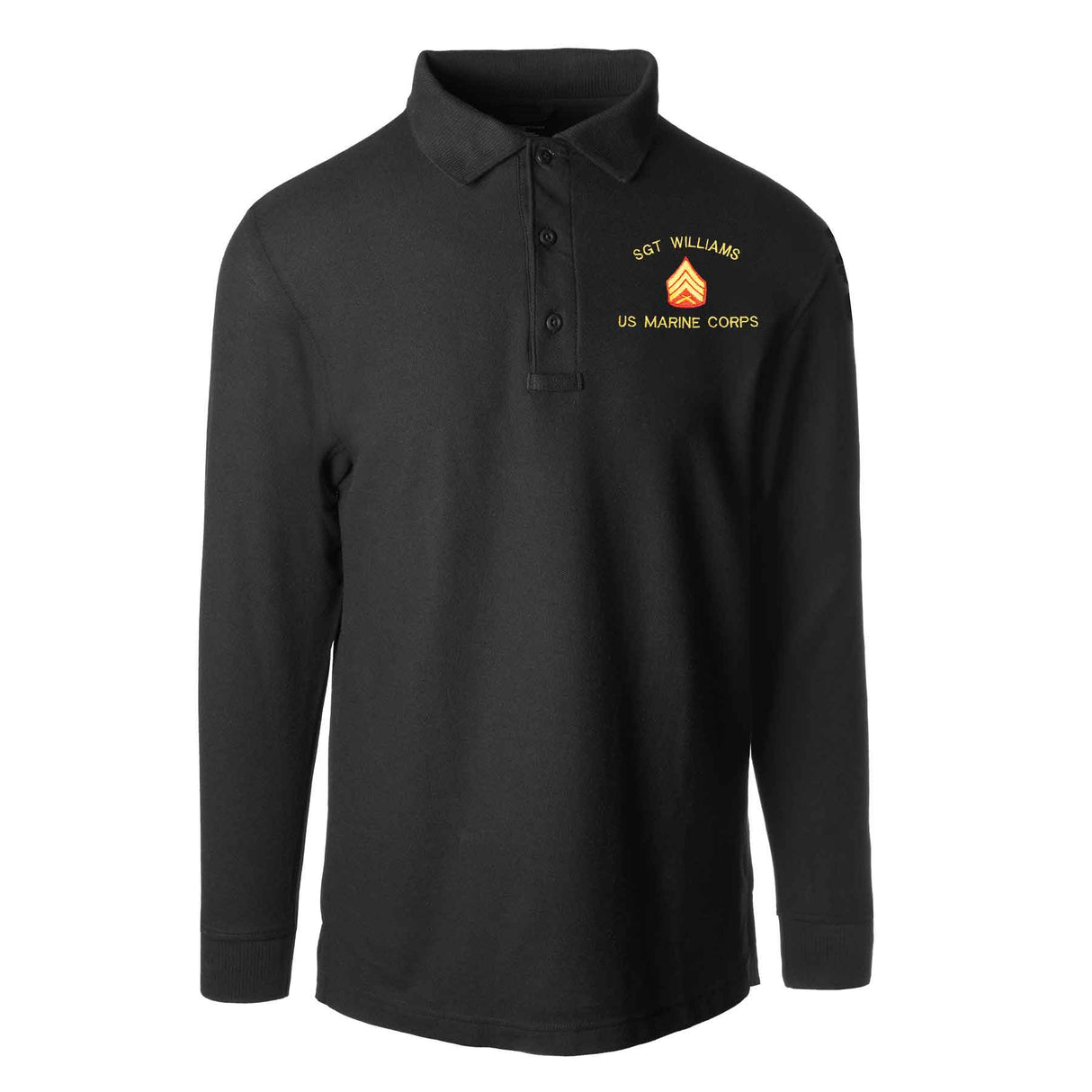 Choose Your Design Tru-Spec® Long Sleeve Golf Shirt - SGT GRIT