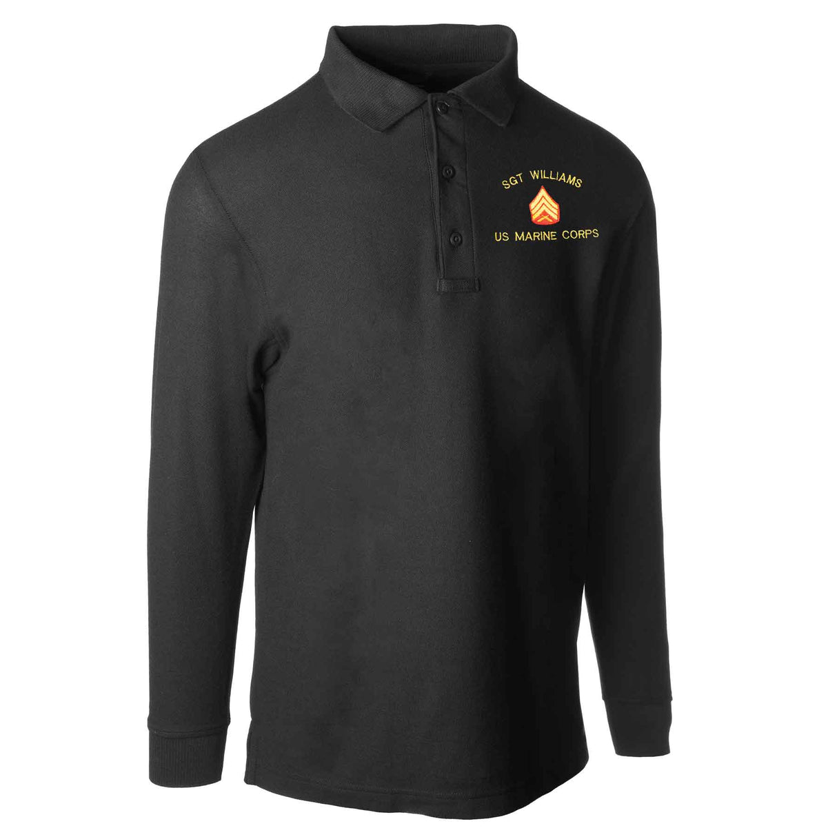 Choose Your Design Tru-Spec® Long Sleeve Golf Shirt - SGT GRIT