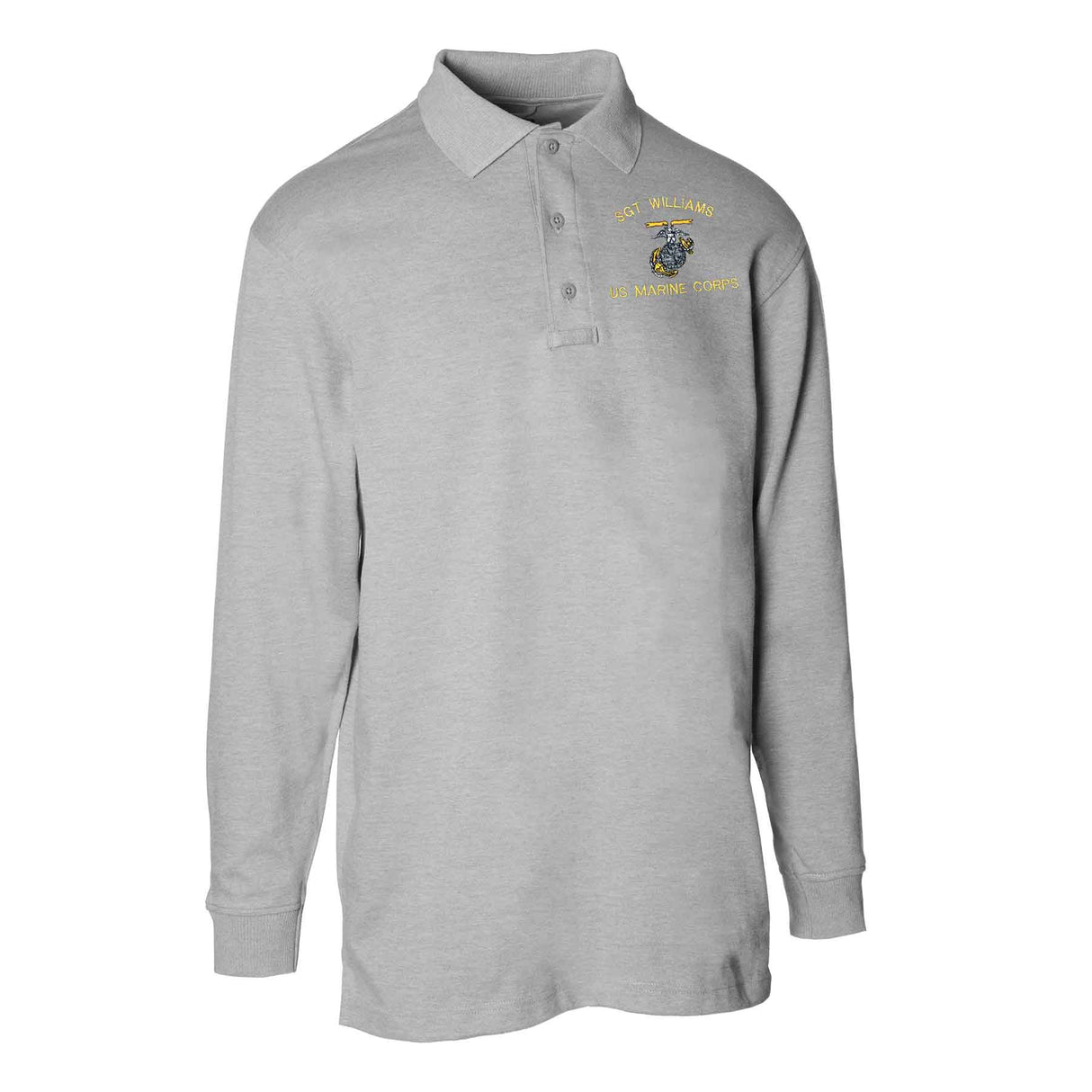 Choose Your Design Tru-Spec® Long Sleeve Golf Shirt - SGT GRIT