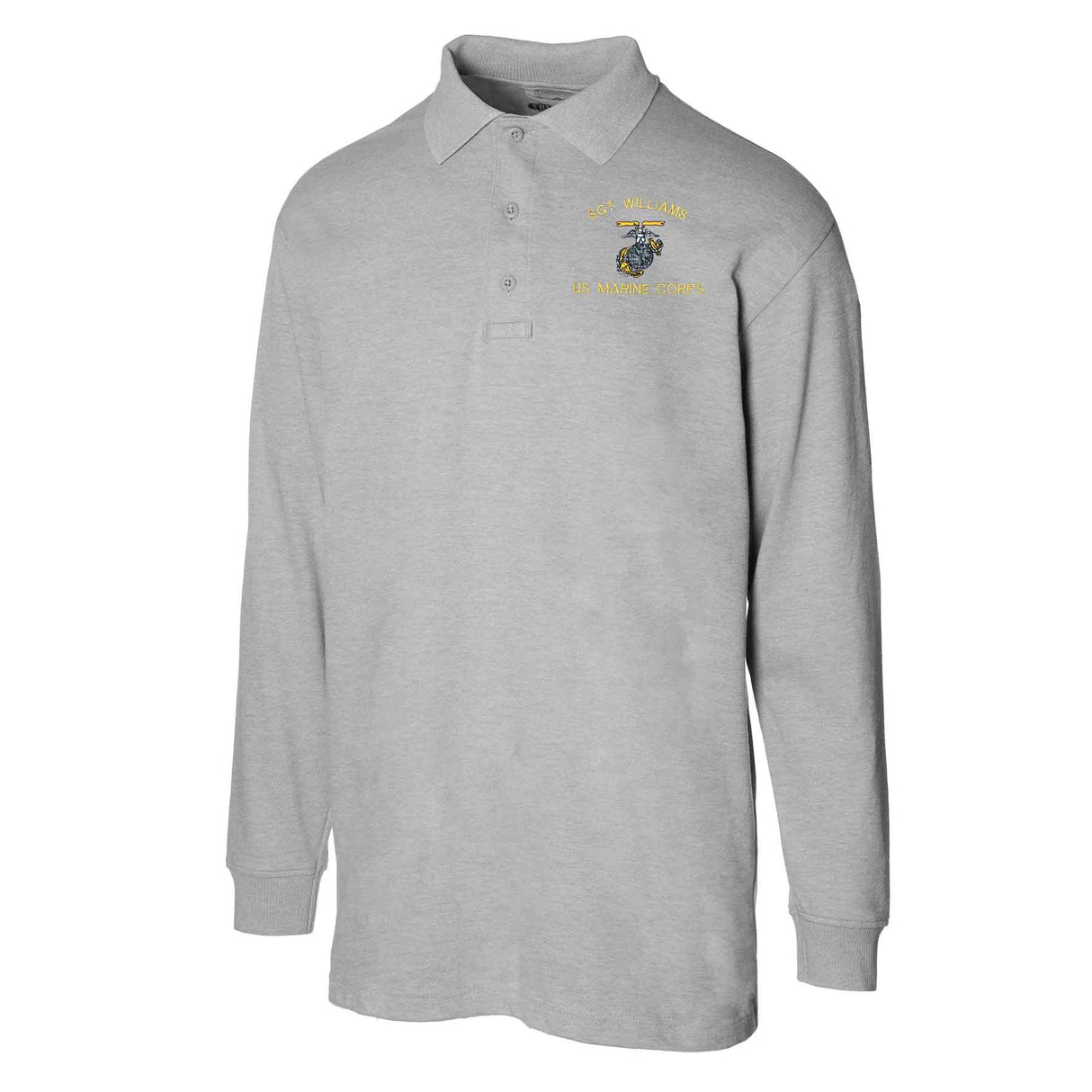 Choose Your Design Tru-Spec® Long Sleeve Golf Shirt - SGT GRIT